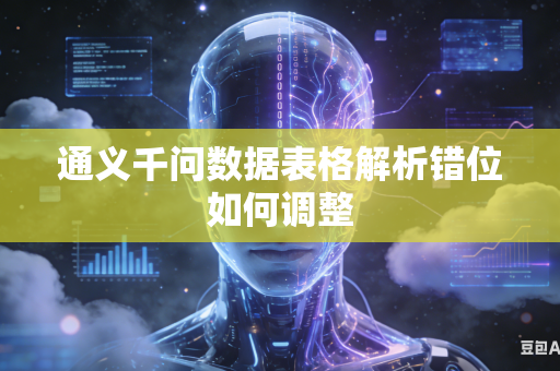 通义千问数据表格解析错位如何调整