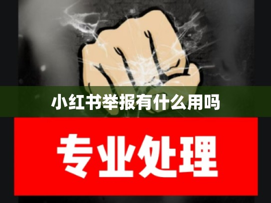 小红书举报有什么用吗