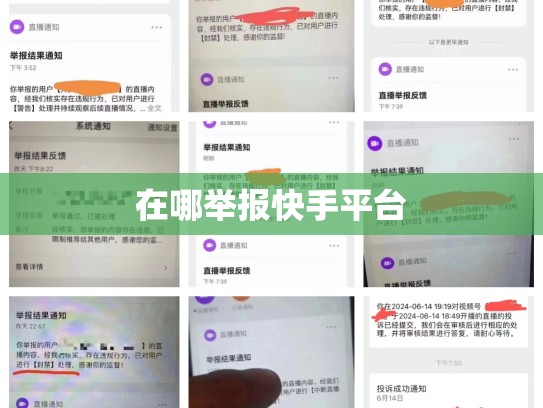 在哪举报快手平台