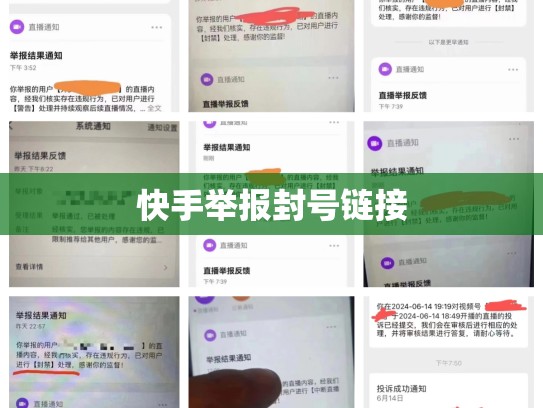 快手举报封号链接