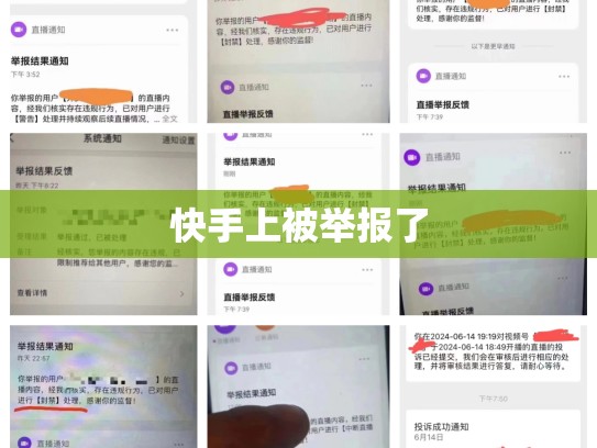 快手上被举报了