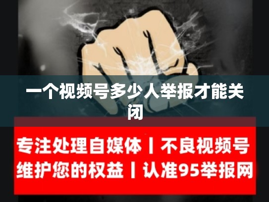 一个视频号多少人举报才能关闭