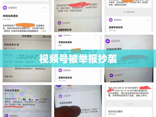 视频号被举报抄袭