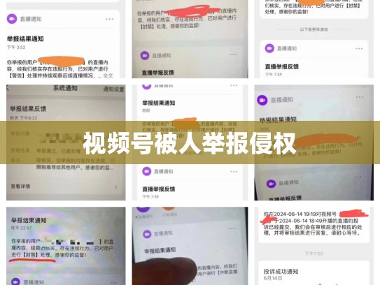 视频号被人举报侵权