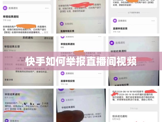 快手如何举报直播间视频