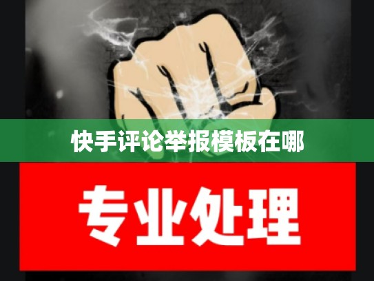 快手评论举报模板在哪