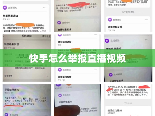 快手怎么举报直播视频