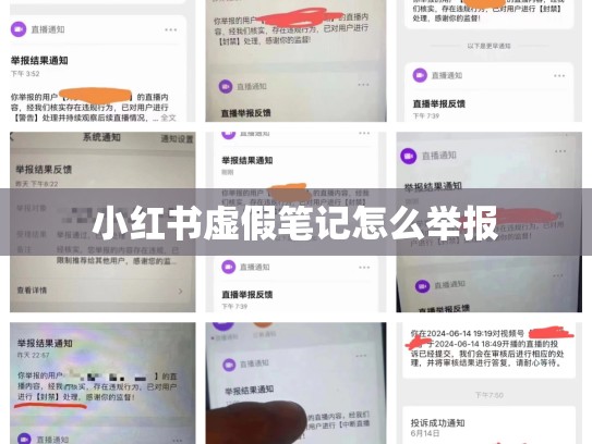 小红书虚假笔记怎么举报