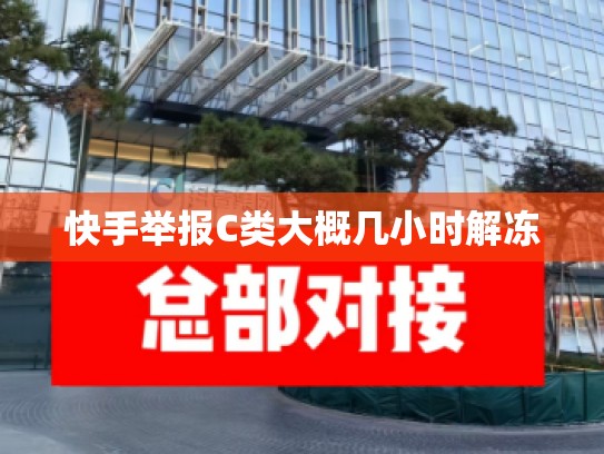 快手举报C类大概几小时解冻