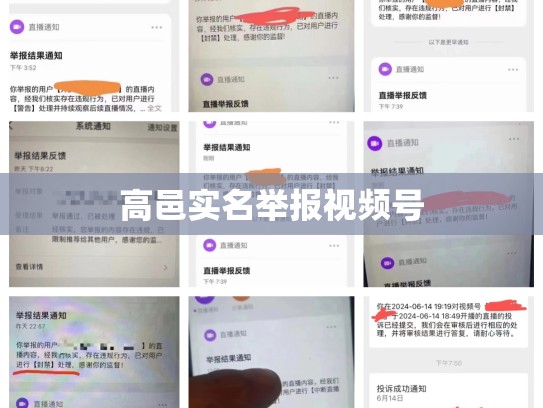 高邑实名举报视频号