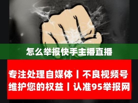 怎么举报快手主播直播