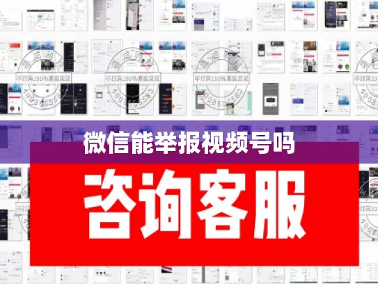 微信能举报视频号吗