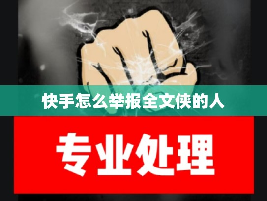 快手怎么举报全文侠的人