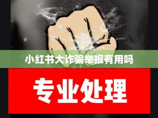 小红书大诈骗举报有用吗