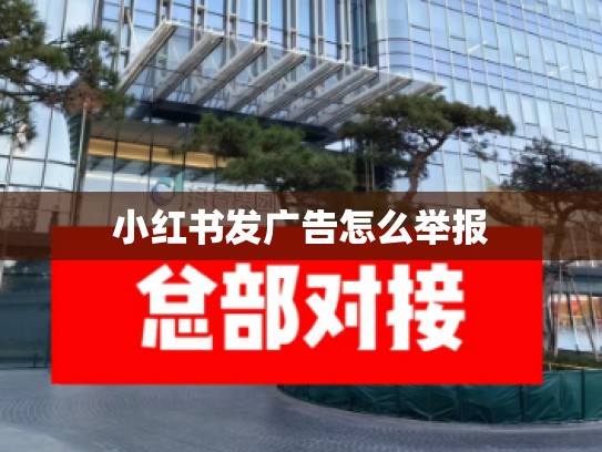 小红书发广告怎么举报