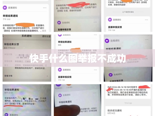 快手什么图举报不成功