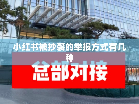 小红书被抄袭的举报方式有几种