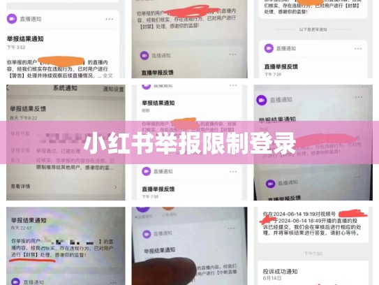 小红书举报限制登录