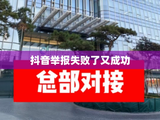 抖音举报失败了又成功