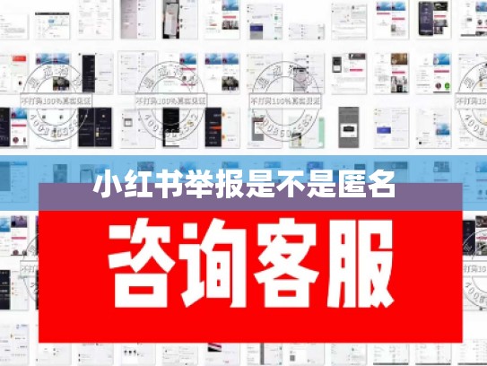 小红书举报是不是匿名