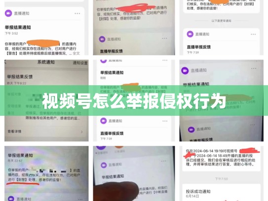 视频号怎么举报侵权行为
